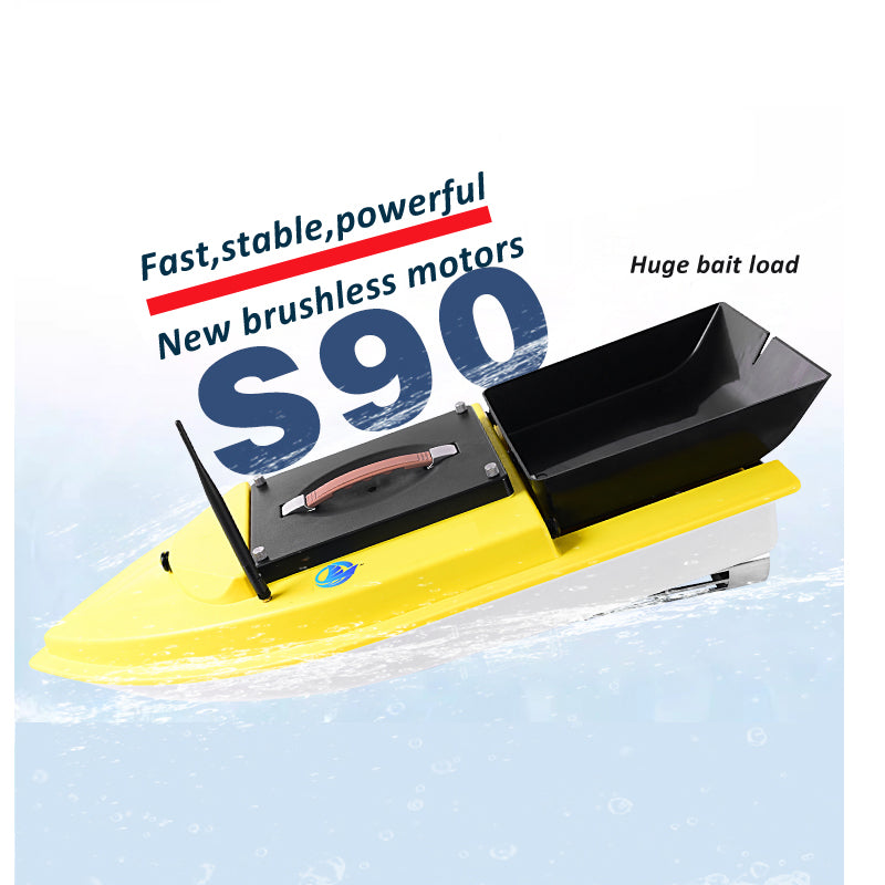 S90 12V Super Speed Surf Fishing Bait Boat with GPS Auto Return And Hook Release