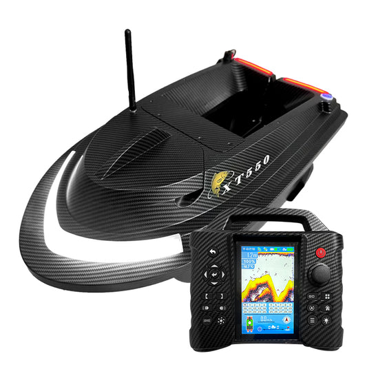 MR60 Two in One Fish Finder RC Fishing Bait Boat with Color Screen
