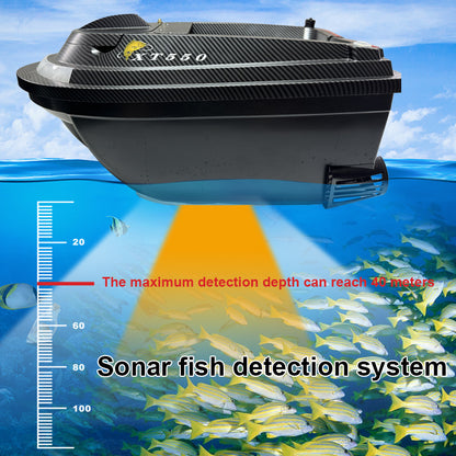MR60 Two in One Fish Finder RC Fishing Bait Boat with Color Screen