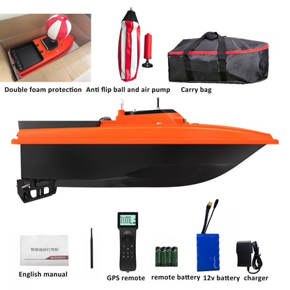 D80B High Speed RC Fishing Bait Boat for Ocean Lake Fishing with GPS, 500M Range, 4.5KG Load, Cruise Control