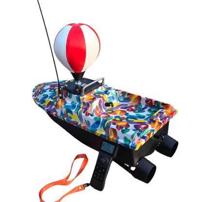 D80B SurfCaster Pro 12V Brushless Motor Top Speed RC Bait Boat For Surf Fishing
