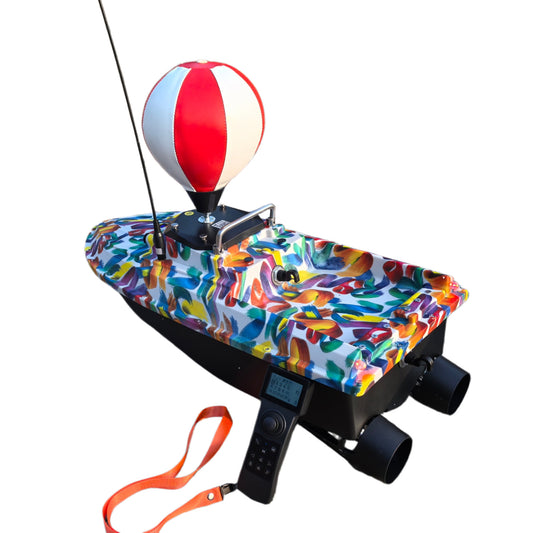 D80B SurfCaster Pro 12V Brushless Motor Top Speed RC Bait Boat For Surf Fishing