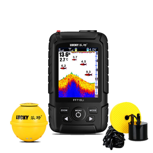 Lucky 300M Range 718F Wireless Sonar Fish Finder for Fishing Bait Boat