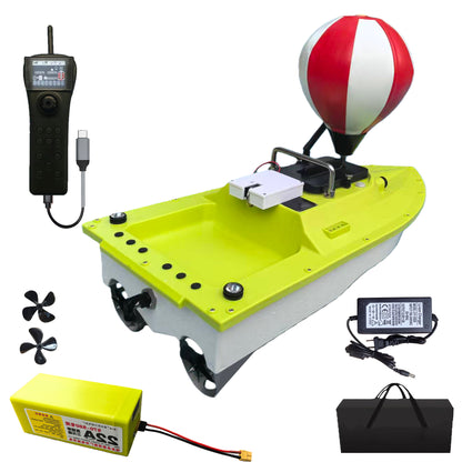 S80 Brushless Motor Super Speed Saltwater RC Fishing Bait Boat with GPS for Surf Fishing with 2 Line Releases,22,000mah Battery,IP 66 Waterproof,500M Range,5 Meters/Second