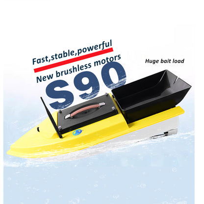 S90 12V Super Speed Surf Fishing Bait Boat with GPS Auto Return And Hook Release