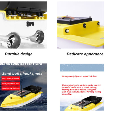 S90 12V Super Speed Surf Fishing Bait Boat with GPS Auto Return And Hook Release