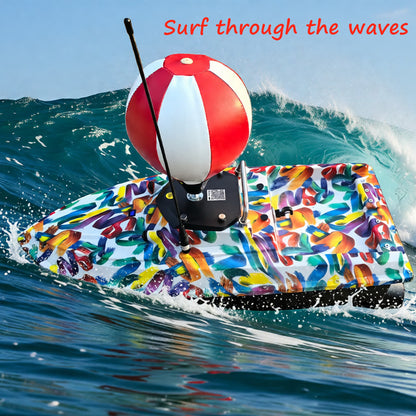 SurfCaster Pro 12V Brushless Motor Top Speed RC Bait Boat For Surf Fishing