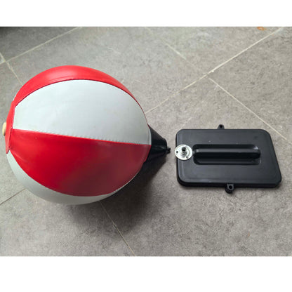 Fishing Bait Boat Inflatable Self-Righting Ball Kit 16x20cm,Anti Flip Ball Marker Buoys for S70 S80 RC Fishing Bait Boats,Waterproof Floating Ball with Bracket