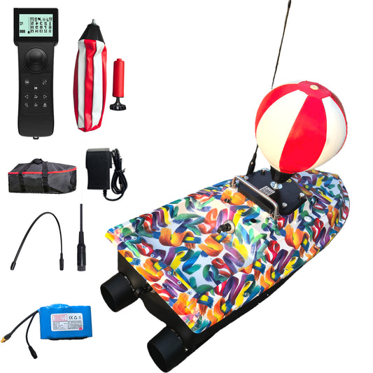 SurfCaster Pro 12V Brushless Motor Top Speed RC Bait Boat For Surf Fishing